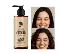 Gungtj Crema per Ricci Definiti | 100ml Crema Styling Ricci per Donne Capelli Secchi | Lozione Idratante Attivatore per Protezione Umidità Styling Contro Effetto | Giorno e Notte