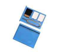 Gungtj Custodia per Schede di Memoria Piccola | Antipolvere Portatile - Case Porta Memory Card - per Donne Adulti Viaggiatori Appassionati di Tech Vacanze Campeggio Aeroporto Crociera Viaggi d'Affari