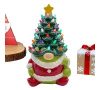 Gungtj Di Natale - Figurine Ornamentali In Resina Con Luce Integrata - Decorazione Per Albero Di Natale Con Gnomi - Per L Uso Su Scrivania Tavolo In Casa E Stanza Durante Le Festività E Le Vacanze