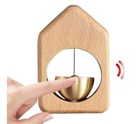 Gungtj Doorbell, Magnetic Portable Chime, Easy To Install, Pleasant Sound Door Ringer, Wooden Brass Bell, 2.36x3.94 Inches, Perfect For Home Entry Necessity