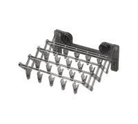 Gungtj Drying Rack, Suction Cup Hanger, Sock Wall-Mounted Storage, Laundry Drying Hanger, Space-Saving Multipurpose Clothes Organizer. for Balcony, Bathroom, Room, 14.96x14.96x6.3 inches