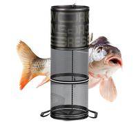 Gungtj Fish Net Bag, Quick-Drying Mesh Basket, Large Capacity Fishing Storage, Folding Catching Grid, Portable Aquatic Carrier, 78.74x9.84 Inches, Perfect For Casual Casting Trips