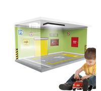 Gungtj Garage Display Case, Models Collector Lights, Car Show Case