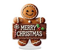 Gungtj Gingerbread Display Statua, Gingerbread Man Decor, Tabletop Holiday Decor, Portatile Gingerbread Statua, Christmas and New Year Display, Festive Family Decor and Birthday Present Idea