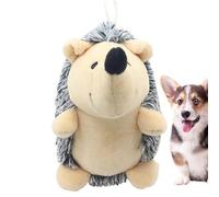 Gungtj Giocattolo riccio per cani - Giocattoli da masticare per cuccioli con squalliatore | Giocattolo di peluche aggressivo per cani, giocattoli per cani di piccola taglia, , morbido, durevole