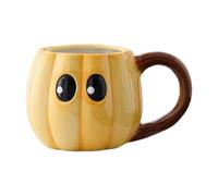 Gungtj Halloween Coffee Tazze, Fall-Themed Cup, Eccellente Presente, Design Ceramic Resistente, Cute Big Eyes Print for Kitchen, Campeggio, Picnic, Road Trip, Outdoor Party, Travel Use