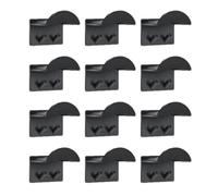 Gungtj Hooks Hat Hooks For Baseball Caps | 12pcs - Adhesive Hat Hooks For Strong Hold | Baseball Cap Hangers and Holder Rack Organizer | Ideal Storage Solution For Cap Collection and Organization