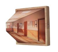 Gungtj Illuminazione Pittura Decorazione, Vision Picture Frame Night Lamp, Picture Frame Night Light, USB Powered Wall Art Light, Luce LED per la decorazione domestica, Lampada notturna decorativa,