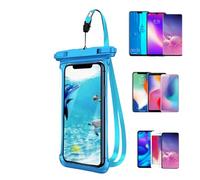 Gungtj Impermeabile Phone Pouch, Touchscreen Waterproof Case, Lightweight Dustproof Dry Bag, Secure Seal, Clear Floating Smartphone Bags for Swimming, Travel, Kayaking and Hiking