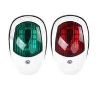 Gungtj Marine Lights,Navigation Fishing LED Lights, 5.12 inches Sturdy Red Green Waterproof Lighting Supplies Accessories for Boating, Yachts, Trailer, Night, Bowfishing and Pond