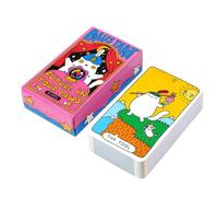 Gungtj Paws Tarot Card, Tarot Board Game, Clear Printing Tarot Deck, Interactive Tarot Game for Social Gatherings, Fun Tarot Card Game for Players of All Levels, Full-English Card Play