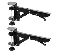 Gungtj Pieghevole Keyboard Stand, No-Punch Keyboard Clip, Desk Side
