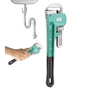 Gungtj Pipe Wrench Pieghevole, Multifunction Spanner Tool, Heavy-Duty Grip, Adjustable Jaw Design, Sturdy Slip-Resistant Handle, 8, 10, 12 Inches, Perfect For Plumbing Repairs