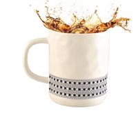 Gungtj Rhinestone , Novelty Ceramic Drinking Cup, Compact Design Stylish Beverage Container, 300 ml Sparkly Multipurpose Coffee Tea Mug for Juice, Beer, Wine and Everyday Home Use