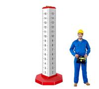 Gungtj Righello ad alta precisione ad altezza uguale - Righello speciale per piastrelle per pavimenti - Posizionamento livello, elevazione orizzontale, strumento manuale per padre uomini