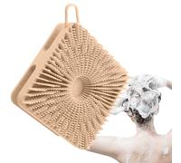 Gungtj Schermo della doccia in silicone, pennello per il corpo in silicone,Scrubber a doppia faccia in silicone | Pespa da shampoo da massager da 2 in 1, loofah esfoliante, setole morbide per bambini