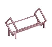 Gungtj Tabletop Shelves, Desktop Bookcase, Carbon Steel Cookbook Shelf, Multifunctional Storage Rack, 15,7 in Organizer, 15,75 x 10,24 x 11,02 pollici, Perfect for Home, Office and Living Room