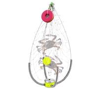 Gungtj Trappole per granchio per la pesca - Trappola da pesca con apertura e chiusura automatica - per aragoste, gamberi, acqua , all'aperto, fiumi, laghi, stagno, spiaggia, pontone
