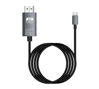 Gungtj Type-C to HDTV Cable, 4K60Hz Video Adapter, Projector Connector, High-Resolution Output, Sturdy Build, Ideal for Phone, TV, Computer, Home Theater Setup