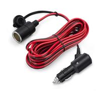 GUNGY 5M Prolunga Accendisigari Auto 12V/24V Presa Accendisigari 16AWG Cavo di Prolunga Spinotto Adattatore Accendisigari con Interruttore per Auto Camion Camper
