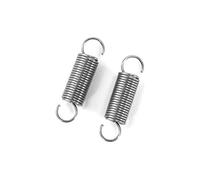 GUNGY Molle a Trazione 15mm Molla di Trazione Doppio Gancio in Acciaio Inossidabile Diametro Filo 0,4 mm Diametro Esterno 4mm Tiro 0,33kg 20 Pezzi