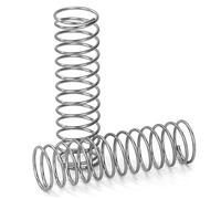 GUNGY Molle Compressione 45mm Molla in Acciaio Inossidabile 304 Diametro Filo 0,9mm Diametro Esterno 13mm Forza Molla 0,81kg 10 Pezzi