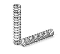 GUNGY Molle Compressione 60mm Molla in Acciaio Inossidabile 304 Diametro Filo 1,1mm Diametro Esterno 12mm Forza Molla 1,3kg 10 Pezzi