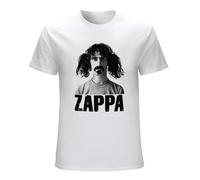 Guniangjia Frank Zappa Men T-Shirt White L