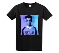 Guniangjia Men's Sivan Troye Cotton T Shirt Black L