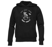 Gunmant Camp Half-Blood Hades - Cabin 13 Pullover Nero a Maniche Lunghe Unisex da Donna Uomo con Cappuccio Hoodie Mens Womens Black S