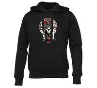 Gunmant Il Grande Lebowski Tipo Soffiando Pullover Nero a Maniche Lunghe Unisex da Donna Uomo con Cappuccio Hoodie Mens Womens Black L