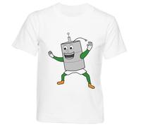 GUNMANTOR Dartmouth College Keggy Maglietta Bianca Girocollo Manica Corta per Bambini Ragazzi Ragazze