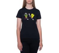 GUNMANTOR Era Vulgaris Maglietta Nero da Donna a Maniche Corte Girocollo