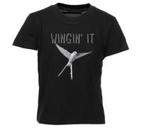 GUNMANTOR Gioco da Tavolo Wingspan Wingin' It Maglietta Nero Girocollo Manica Corta per Bambini Ragazzi Ragazze