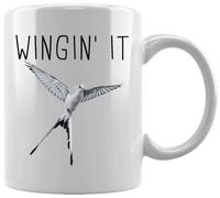 GUNMANTOR Gioco Da Tavolo Wingspan Wingin' It Tazza Bianca in Ceramica Caffè Tè Tazza d'acqua Ufficio Casa