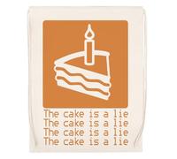 GUNMANTOR La Torta È Una Bugia Biege Sport Borsa da Palestra da Vviaggio Resistente Ecologic