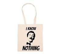 GUNMANTOR Non So Niente Borsa Della Spesa Beige Riutilizzabile Durevole Ecologico Reusable Shopping Bag