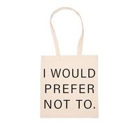 GUNMANTOR Preferirei Di No Borsa Della Spesa Beige Riutilizzabile Durevole Ecologico Reusable Shopping Bag