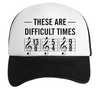 GUNMANTOR Questi Sono Tempi Difficili Classico da Baseball per Ragazze dei Ragazzi Snapback Regolabile