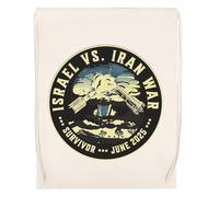 GUNMANTOR Sopravvissuto Al Conflitto Tra Israele E Iran Biege Sport Borsa da Palestra da Vviaggio Resistente Ecologic