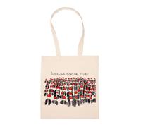 GUNMANTOR Storia Dell'orrore Americana Di Trump Borsa Della Spesa Beige Riutilizzabile Durevole Ecologico Reusable Shopping Bag