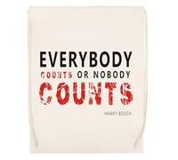 GUNMANTOR Tutti Contano O Nessuno Conta Biege Sport Borsa da Palestra da Vviaggio Resistente Ecologic