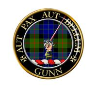 Gunn Clan Scozzese Spilla