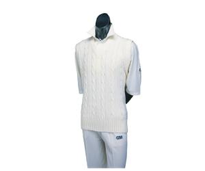 Gunn & Moore, Gilet da Cricket, Crema, S