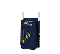 Gunn & Moore GM, borsone da cricket, 707 Prima, due tasche per mazze di dimensioni standard, tunnel per scarpe, resistente poliestere 600 denari, medio, 85 litri, blu