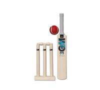 Gunn & Moore GM Young Gunn - Mini set da cricket Diamond B55S, mazza in miniatura da 38,1 cm, ceppi, aste e palla morbida, taglia unica