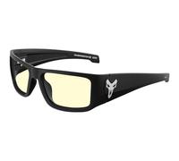 Gunnar Occhiali da gioco e computer - Reaper - Colore montatura: Black Ash, tinta lente: ambra (blocca il 65% della luce blu e 100% luce UV) - Occhiali con blocco della luce blu, Black Ash