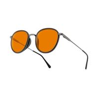 GUNNAR Occhiali da gioco e computer - Tomb Raider Croft 30th Anniversary Edition, lenti Amber Max Tint, montatura rotonda, include spilla da collezione Pugnale di Xian, custodia e custodia