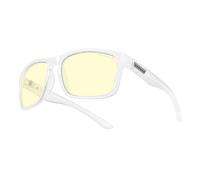 Gunnar occhiali videogiochi e computer | Modello: Intercept, Colore del Cornice: Crystal, Tinta de Lenti: Ambra (Blocca 65% luce blu e 100% UV luce) | luce blu bloccanti | lente brevettata