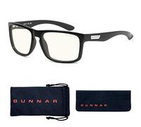 Gunnar occhiali videogiochi e computer | Modello: Intercept, Colore del Cornice: Onice, Tinta de Lenti: Clear (Blocca 35% luce blu e 100% UV luce) | luce blu bloccanti | lente brevettata |